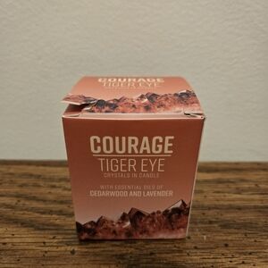 Courage Tiger Eye Candle